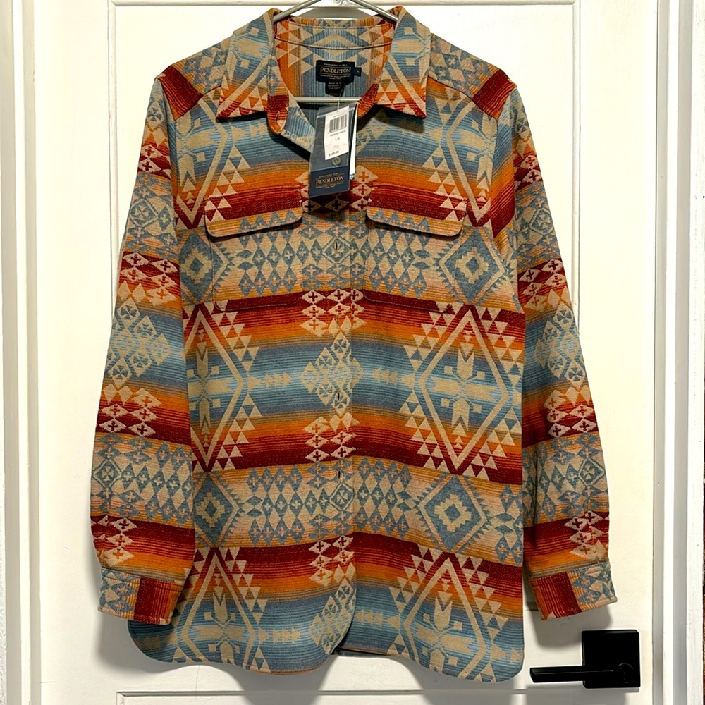 Pendleton wool button up shirt